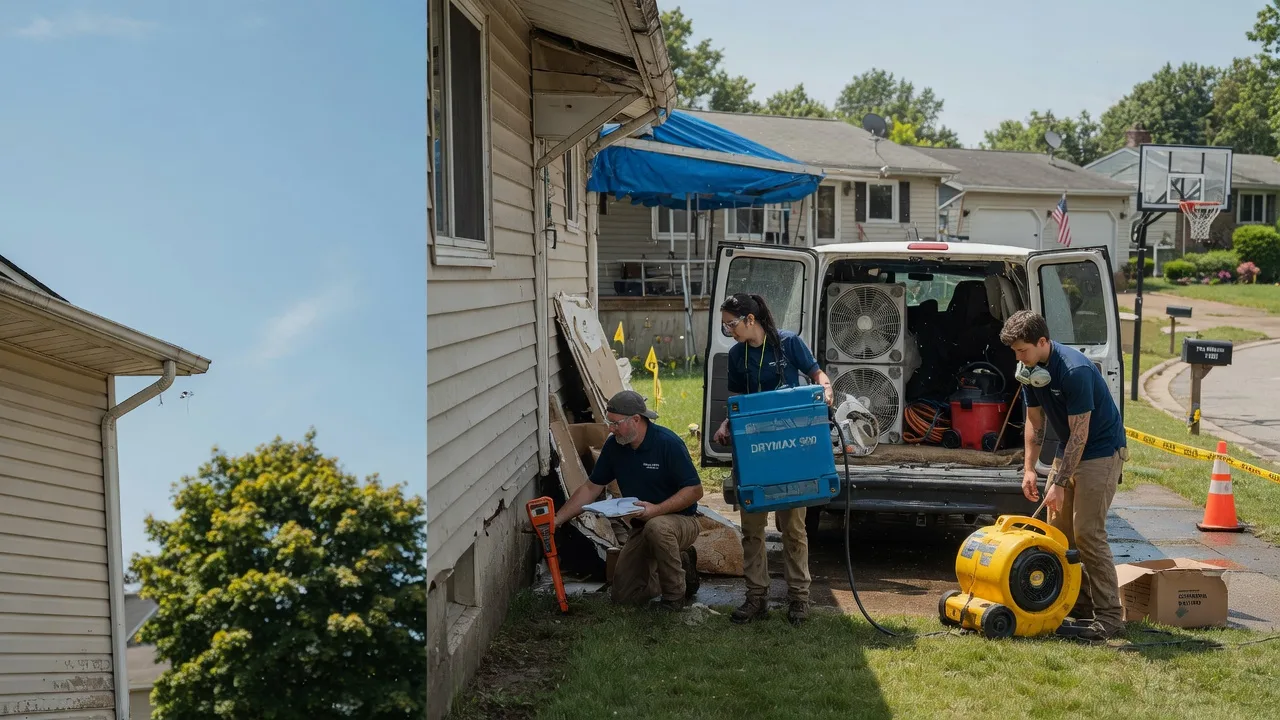 Ceiling Leak Cleanup in Wausau, WI near me